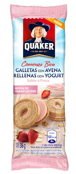 Fraccion Gallleta Quaker   Sandwich Fresa X 1Und  