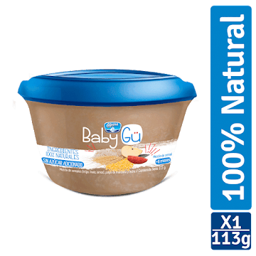 Mezcla De Cereales Baby Gu Alpina Pulpa De Manzana +6meses x 113 gr undefined