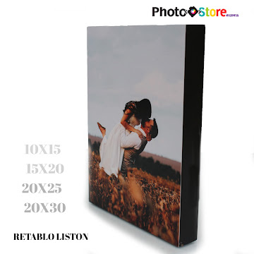 Retablo Fotos Photo   Store Negro 15x20 Cm X 1 Und 