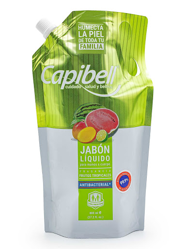 Jabon Líquido Antibacterial Capibell Frutos Tropicales x 800 ml