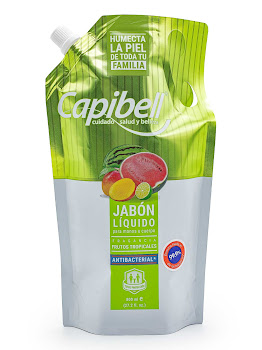 Jabon Líquido Antibacterial Capibell Frutos Tropicales x 800 ml  