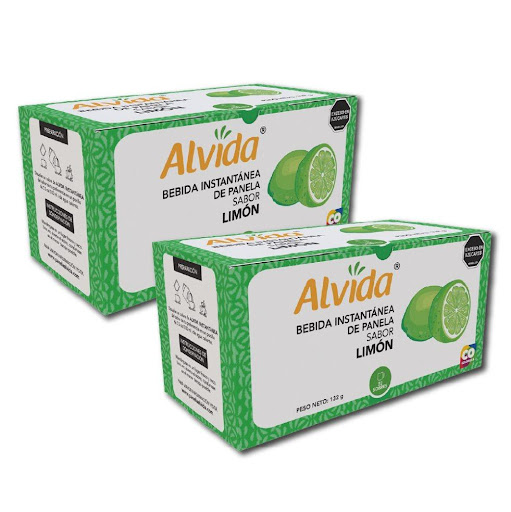 Aromática Alvida Panela Limón X 6 Gr Display X 22 Unds Pack X 2 Alvida Display x 22 
