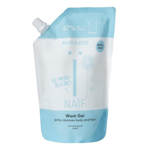 Gel de Baño Naïf Bebés y Niños Refill 500ml NAÏF Bolsa Doypack x 500ml