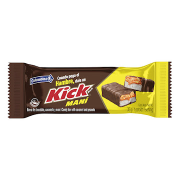 Barra De Chocolate Kick Mani x 35 gr  