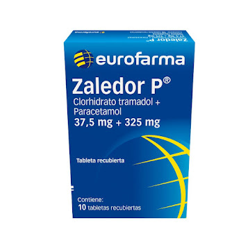 Zaledor P Clorhidrato Tramadol + Acetaminofén 37,5mg/325mg Eurofarma Caja x 10 Tabletas  