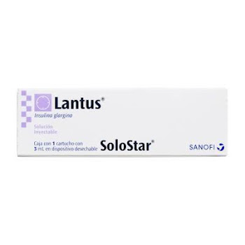Lantus Insulina Glargina Solostar 3 ml Sanofi Caja x 1 Cartucho  