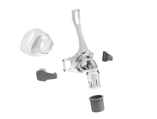 MASCARA NASAL APOYO FRONTAL L N5 FUTUMEDICA  x 1 Dispositivo diseñado para terapia de presión positiva en las vías respiratorias (CPAP, BPAP, AUTOCPAP). Su marco frontal se adapta automáticamente a la anatomía del paciente, proporcionando comodidad 