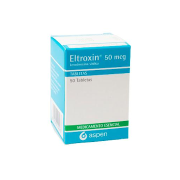 Eltroxin 50 mcg Caja x 50 Tabletas  