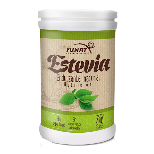 Estevia Endulzante Natural Funat Frasco x 200 gr