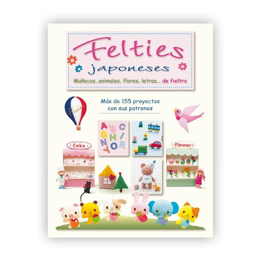 Felties Japoneses Editorial Del Drac Libro x 1.0 FELTIES JAPONESES   Este libro reúne una colección de más de 155 proyectos de felties explicados de manera muy sencilla, para aprender a hacer sin dificultad estos entrañables y pequeños muñecos japon