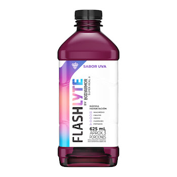 Bebida Hidratante Flashlyte Sabor Uva X 625 ml  