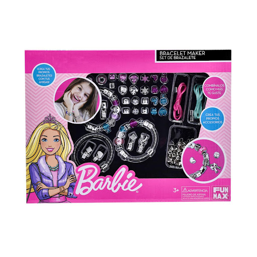 Set de Bisutería Barbie Art & Craft Creativo Barbie Caja x 1 Desata tu creatividad con el Set de Bisutería Barbie - Art & Craft Creativo. Este increíble kit de manualidades te permite diseñar y crear tus propias joyas inspiradas en Barbie. Ideal para niñas y ni