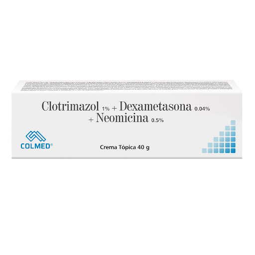 Crema Clotrimazol +Dexametasona + Neomicina 1%/0.04%/0.50% Colmed Tubo x 40 gr