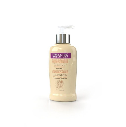 Limpiadora Facial Humectante Enjuagable con Aloe, Miel y Aceites Esenciales LOSANIKA 130g x 1 Higienizante botánico que limpia en profundidad sin resecar. Ideal para piel grasa, mixta o sensible, ayuda a controlar el exceso de grasa y calmar la piel. Con pantenol y miel, hidrata y protege la m