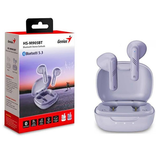 Audífonos Bluetooth Genius HS-M905TB Purpura GENIUS Caja de Carton x 1 Und El Audífonos Bluetooth Genius HS-M905TB Purpura está diseñado para ofrecer una experiencia superior en cada uso. Fabricado con materiales resistentes, combina rendimiento, durabilidad y un diseño atra