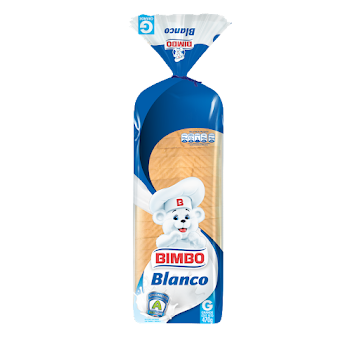 Pan Bimbo Blanco Tajado x 470 gr  
