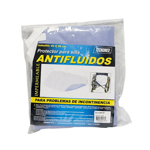 PROTECTOR SILLA ANTIFLUIDO 40X50 KR KROMIA  x 1 Este protector está diseñado para evitar el paso de fluidos, protegiendo la superficie de la silla de humedad y manchas. Su composición incluye una capa de algodón suave, una fibra ultra absorbente y 