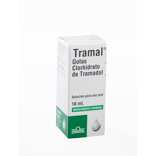 Tramal Tramadol 100mg Grunenthal Gotas Frasco x 10 ml