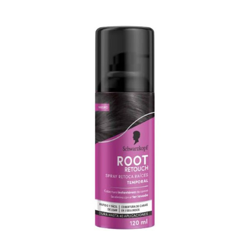 Spray Retoca Raices Root Retoucher Negro x 120 ml