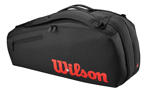 Bolso de Tenis Wilson Clash V3 Super Tour 6PK Wilson Papeleta x 1 Bolso de Tenis Wilson Clash V3 Super Tour 6PK:Descubre al compañero perfecto para los apasionados del tenis que buscan estilo y funcionalidad. Este bolso no solo complementa la franquicia de raquetas 