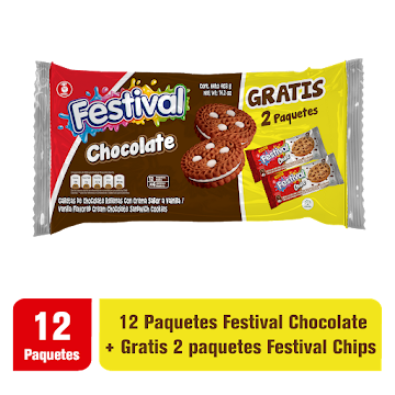 Galleta Festival Chocolate x 14 und undefined