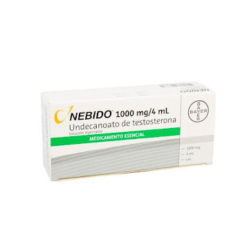 Nebido Undecanoato Testosterona 1000mg/4ml Bayer Frasco x 1 Ampolla  