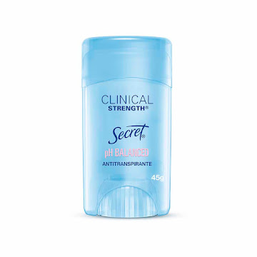 Desodorante Antitranspirante Mujer Secret Clinical Strength Gel Invisible pH Balanced Stick x 45 gr  