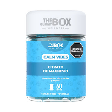 Gomas Masticables The Gummy Box Calm Vibes Frasco x 180 g  