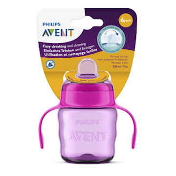 Vaso con Boquilla Avent Classic Rosado 7oz x 1 und  