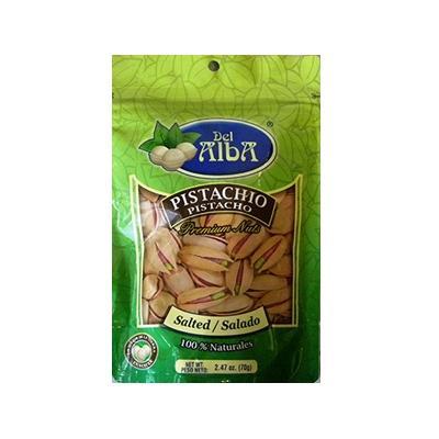 Pasabocas Del Alba Pistacho Salado 100% Natural Paquete x 70 gr