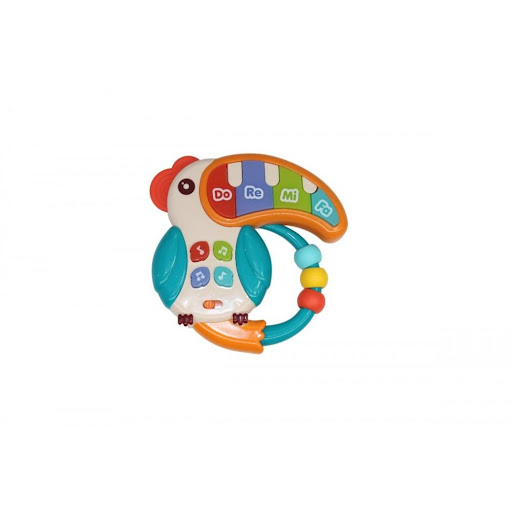 Piano Tucan Caja Plasticos Asociados Caja x 1 El Piano Tucán Caja es un juguete didáctico diseñado para estimular el interés musical de los niños. Con colores llamativos y sonidos divertidos, fomenta la imaginación, la coordinación ojo-mano y la 