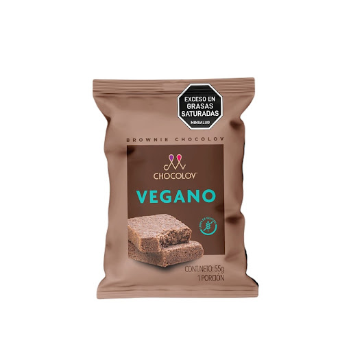 Brownie Vegano Chocolov Bolsa x 55 gr