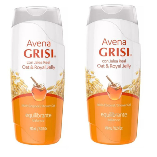 Jabón Liquido Corporal 450ml Avena con Jalea Real 450ml X 2 - Grisi Grisi  x 2 Und 