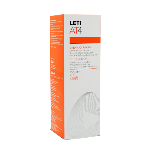 Crema Corporal Leti At4 Bagó Emoliente Reparadora Tubo x 200 ml