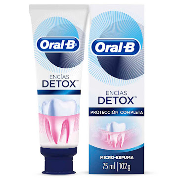 Crema Dental Oral-B Detox Protección Caja x 75 ml  
