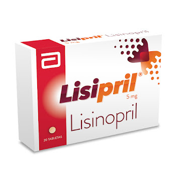 Lisinopril Lisipril 5mg Abbott Caja x 20 Tabletas  