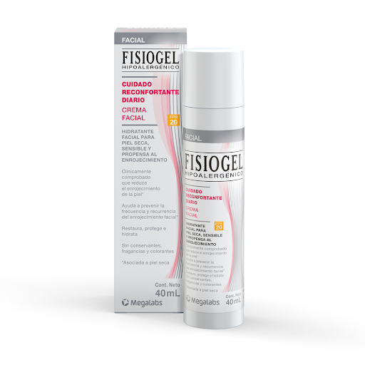 Crema Fisiogel Facial Fps 20 Tubo x 40 ml
