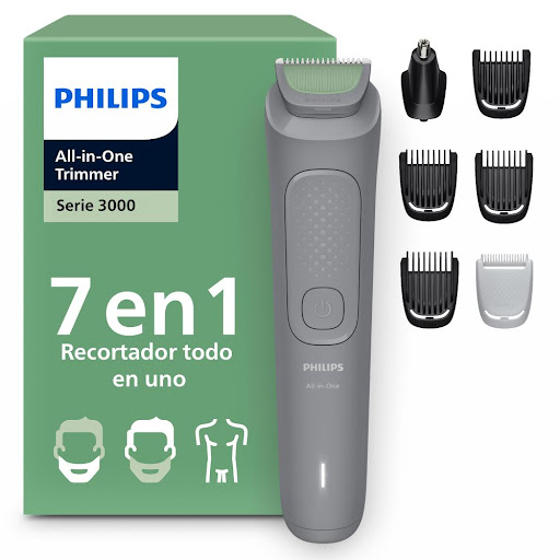Recortadora Philips Todo en 1 Multrigroom Series 3000 Caja x 1 und