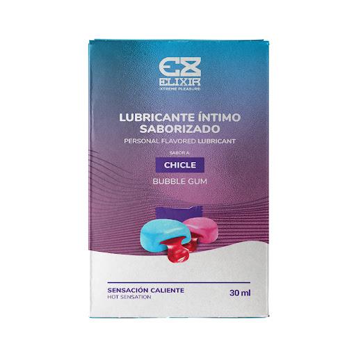 Lubricante Saborizado Chicle Elixir 30ml Elixir Caja x 30