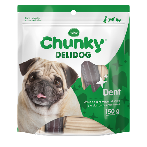 Snacks Para Perros Chunky Delidog Dent x 150 gr
