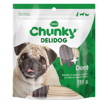 Snacks Para Perros Chunky Delidog Dent x 150 gr  