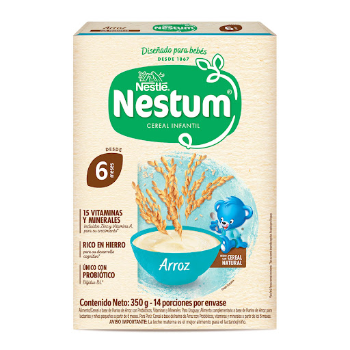 Cereal Infantil Nestum Arroz Caja x 350 gr