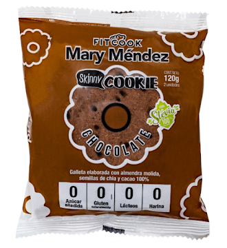 Galletas De Chocolate Fitcook Mary Mendez x 2 und  