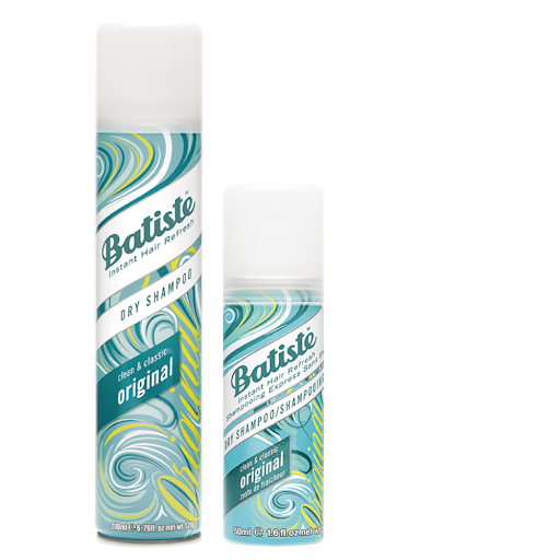Shampoo Batiste Dry Original Spray x 200 ml + Shampoo Batiste Dry Original Spray x 50 ml