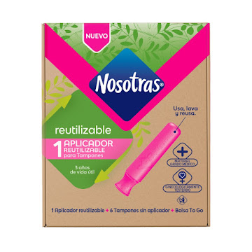 Kit Tampones Aplicador Reutilizable Nosotras Caja x 6 und  
