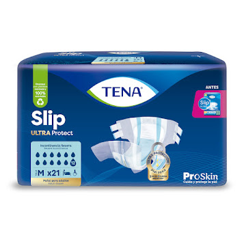Pañal Tena Slip Ultra Protect M Paquete x 21 und  