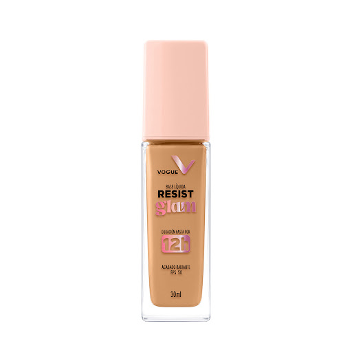 Base Vogue Resist Glam Tono Miel Frasco x 30 ml