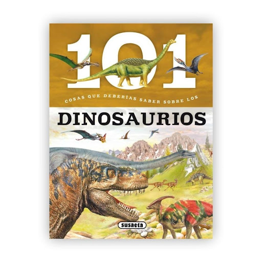 101 Cosas Que Deberías Saber Sobre Los Dinosaurios Susaeta Ediciones Libro x 1.0 Los dinosaurios  Sumérgete en el apasionante mundo de los dinosaurios, esas criaturas extraordinarias que habitaron nuestro planeta hace millones de años. Descubre cómo era su aspecto, qué comían y có