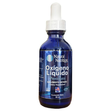 Natural Nutrition Oxígeno Líquido Premium Suplemento Dietario Frasco x 60 ml  