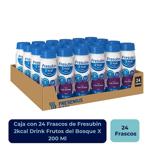 Fresubin 2KCAL Drink Frutos del Bosque Frasco x 200ml Fresenius Fresenius Caja x 24 